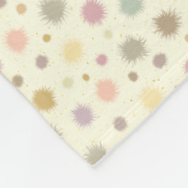 Pastel Party Pollen - nahtlos. Fleecedecke