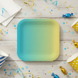 Pastel partyware/Paper plates/Birthday party  Pappteller