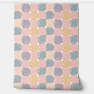 Pastel Patchwork Delight Tapete