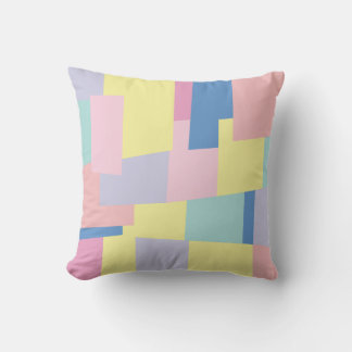 Pastel Patchwork Pillow Kissen