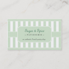 Pastel Patisserie Business Card Visitenkarte
