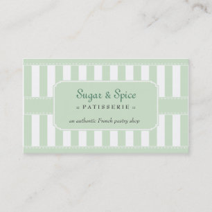 Pastel Patisserie Business Card Visitenkarte