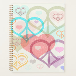 Pastel Peace & Liebe Planner Planer