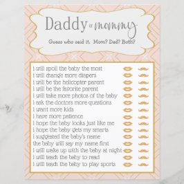 Pastel Peach und Gold Geometric, die es sagte