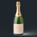 Pastel Peachy Hello Thirty Birthday Favor Box Cha<br><div class="desc">.</div>