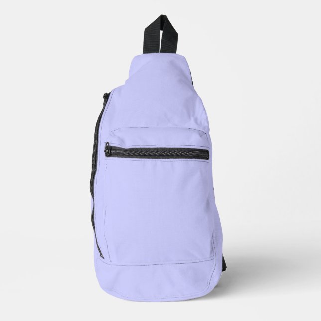 Pastel Periwinkle Farbe | Classic | elegant Crossbody Bag (Vorderseite)