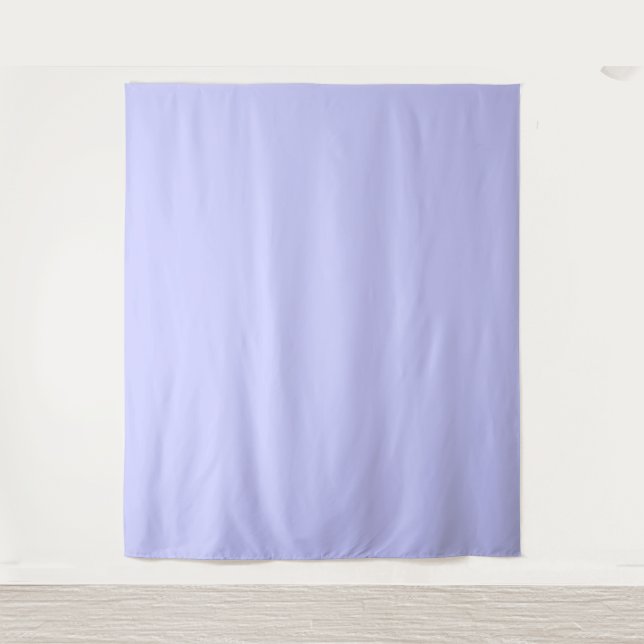 Pastel Periwinkle Farbe | Classic | elegant Wandteppich (Vorderseite)