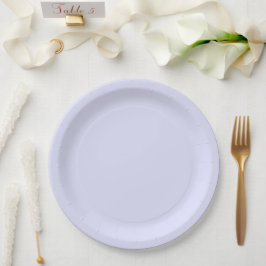 Pastel Periwinkle Lila Wedding Pappteller