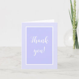 Pastel Periwinkle Purple Merci Notes