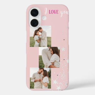 Pastel Personalisiertes Foto   Text iPhone Case