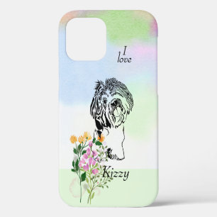 Pastel personnalisé Shih Tzu coque iphone Apple