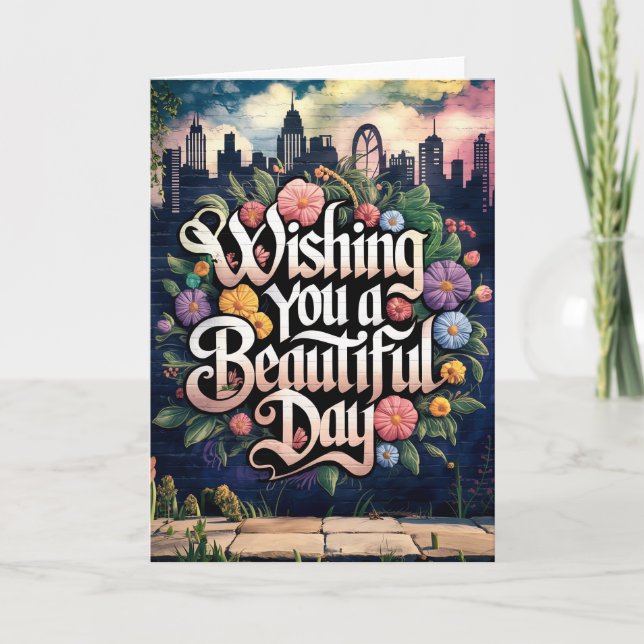 Pastel Petals Karte (Vorderseite)