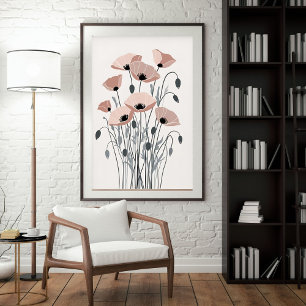Pastel Petals Poster