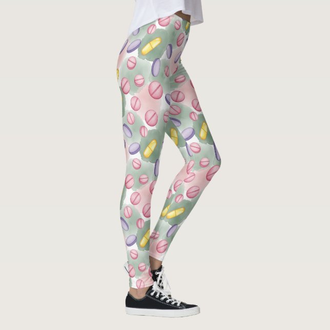 Pastel Pills Leggings im Gesundheitswesen (Rechts)