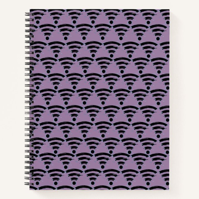 "Pastel Ping Panic" Notizbuch (Vorderseite)