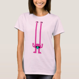Pastel Pink Alien Gefärbte Krawatte Rebel Graphic  T-Shirt