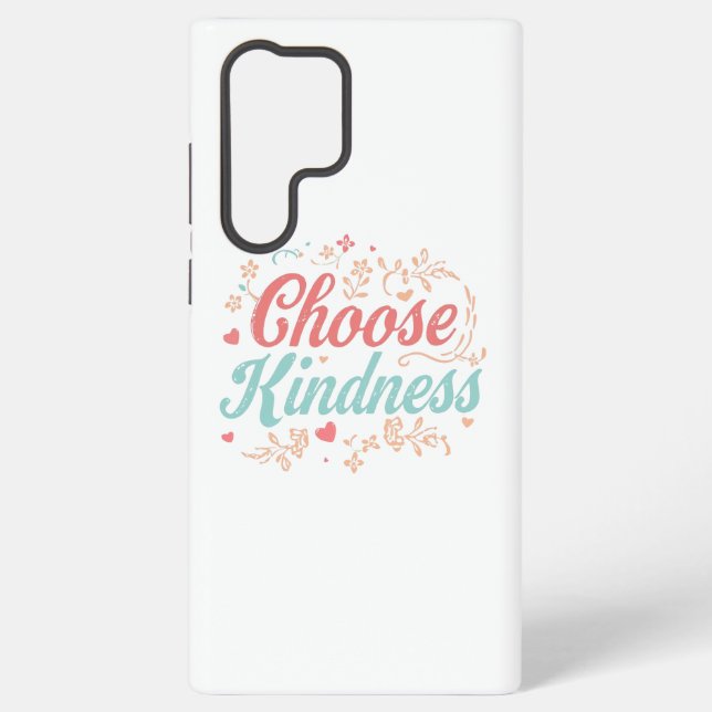 Pastel Pink and Teal Inspirational Message Samsung Galaxy Hülle (Rückseite)