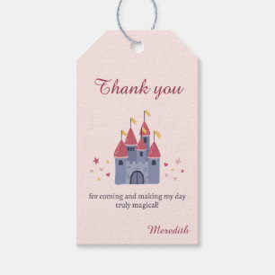 Pastel Pink Bezauberndes Schloss Herzstern Gefalle Geschenkanhänger