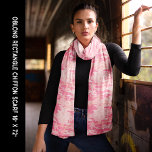 Pastel Pink Camouflage Chiffon Schal<br><div class="desc">Pastel Pink Camouflage Chiffon Scarf. Spaß für jeden Camouflage-Liebhaber. Personalisieren Sie diese Vorlage mit Ihrem Bild und bearbeiten Sie sie nach Belieben.</div>