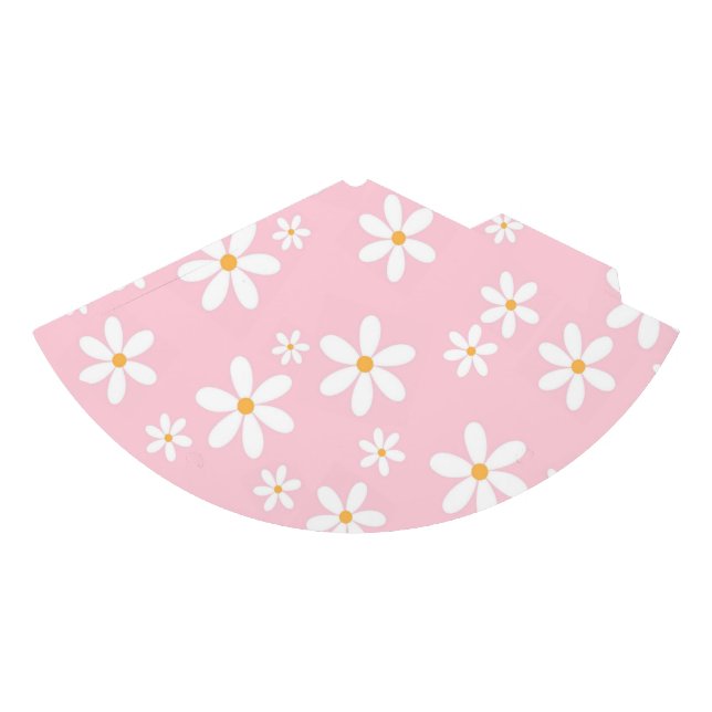 Pastel Pink Daisies Partyhütchen (Vorderseite)
