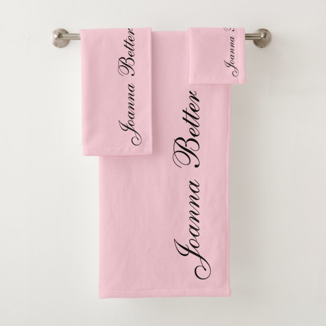 Pastel Pink Elegant Nom manuscrit Signature (En situation)