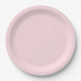 Pastel Pink Girl Babydusche Pappteller