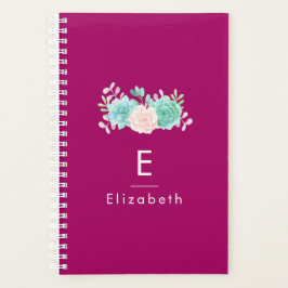 Pastel Pink & Green Floral Bouquet auf der Magenta Planer