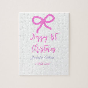 Pastel pink lila glücklich 1. Weihnachtsbogenname