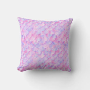 Pastel Pink Lila Meerjungfrau Einhorn Gold magisch Kissen