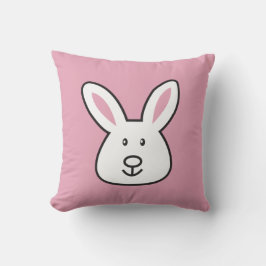 Pastel Pink Niedlich Ostersonnige Illustration Kissen