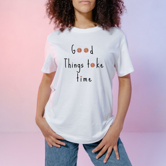 Pastel Pink & Orange Daisy T-Shirt (Von Creator hochgeladen)