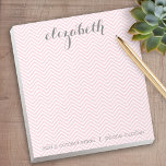 Pastel Pink und Gray Stationery Suite für Frauen Notizblock<br><div class="desc">Ein wunderschönes und feminines Design, das perfekt für jedes mädchenhafte Mädchen oder sogar eine Braut ist. Wenn Sie Artikel verschieben möchten, klicken Sie auf den Designbereich, um Änderungen vorzunehmen.</div>