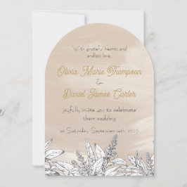 Pastel Pink Wedding Invitation Einladung