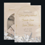 Pastel Pink Wedding Save the Date Card Einladung<br><div class="desc">Soft, romantic, and effortlessly elegant, the Blush Elegance Save the Date Card features a delicate pastel pink background beautifully complemented by refined white details. The minimalist color palette creates a timeless and sophisticated look, perfect for modern, classic, or romantic wedding themes. Designed with clean typography and subtle contrast, this card...</div>