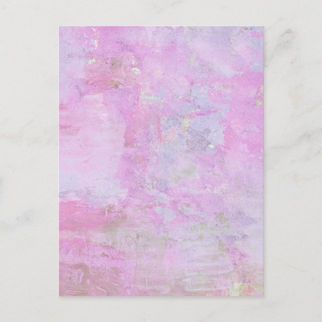 PASTEL PINKS FARBBIGE BACKGRUNDZÜGE WALLPAPIERE KÖ POSTKARTE (Vorderseite)