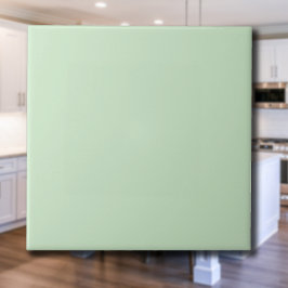 Pastel Pistachio Solid Color | Classic | elegant Fliese