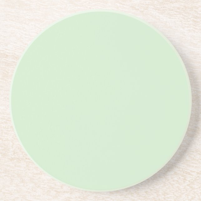 Pastel Pistachio Solid Color | Classic | elegant Getränkeuntersetzer (Vorne)