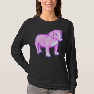 Pastel Pitbull Lila T-Shirt