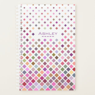 Pastel Pixels Cool Motif géométrique Personnalisé