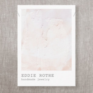 Pastel Plaster Abstrakte Necklace Display Business Visitenkarte