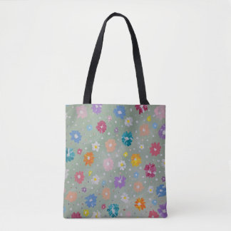 Pastel Poise Floral Totbeutel Tasche