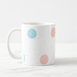 Pastel Polka Dot Kaffeetasse
