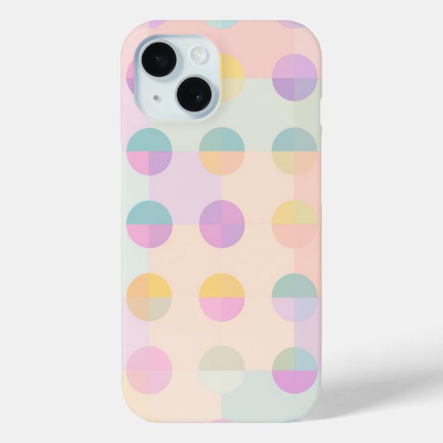 Pastel Polka Dot Phone Case (Rückseite)