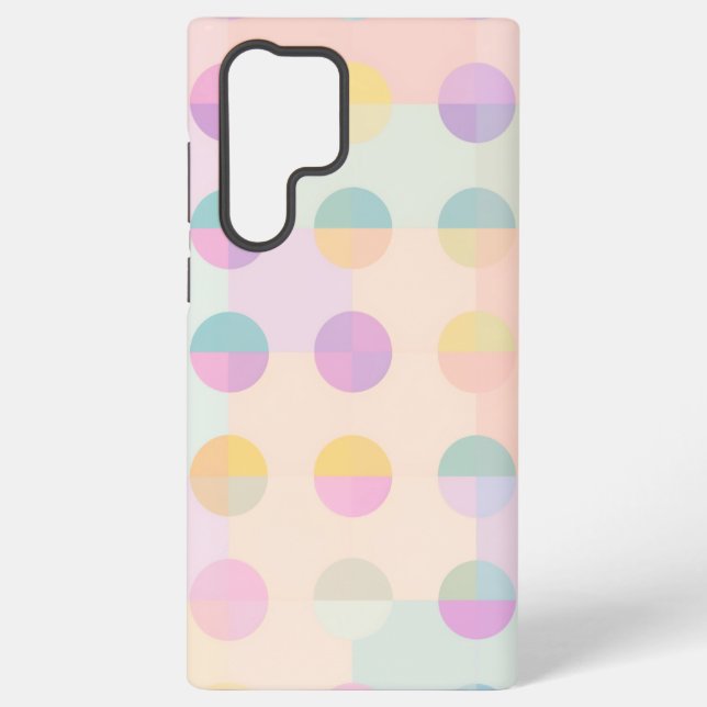Pastel Polka Dot Phone Case Samsung Galaxy Hülle (Rückseite)