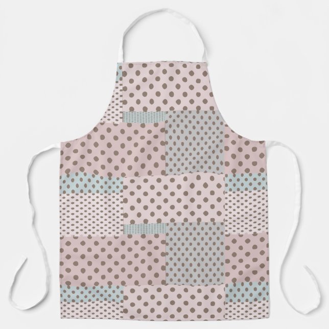 Pastel Polka Dot Schürze (Vorderseite)