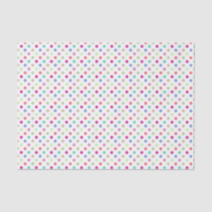 Pastel Polka Dot Tissue Paper Seidenpapier