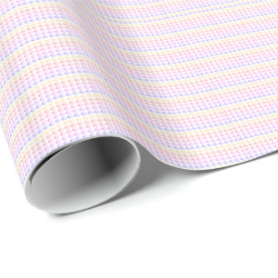 Pastel Polka Dots glänzendes Wrapping Paper Geschenkpapier