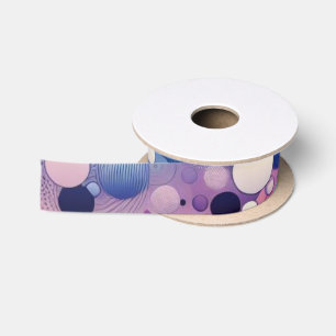 Pastel Polka Dreams Satinband