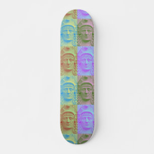 Pastel Pop Art Deco Skateboard Deck