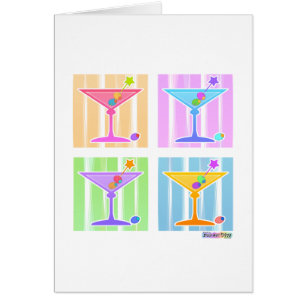 PASTEL POP ART MARTINIS